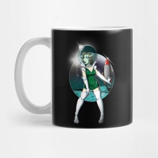 Retro Spacegirl Mug